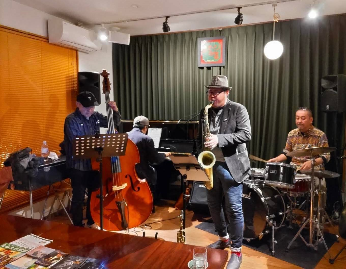 2025-12-09(火) 東川靖雄 quartet with guest basist 古荘昇龍@パーンの笛